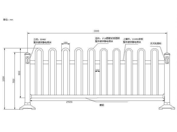 京式焊接道路护栏图片8